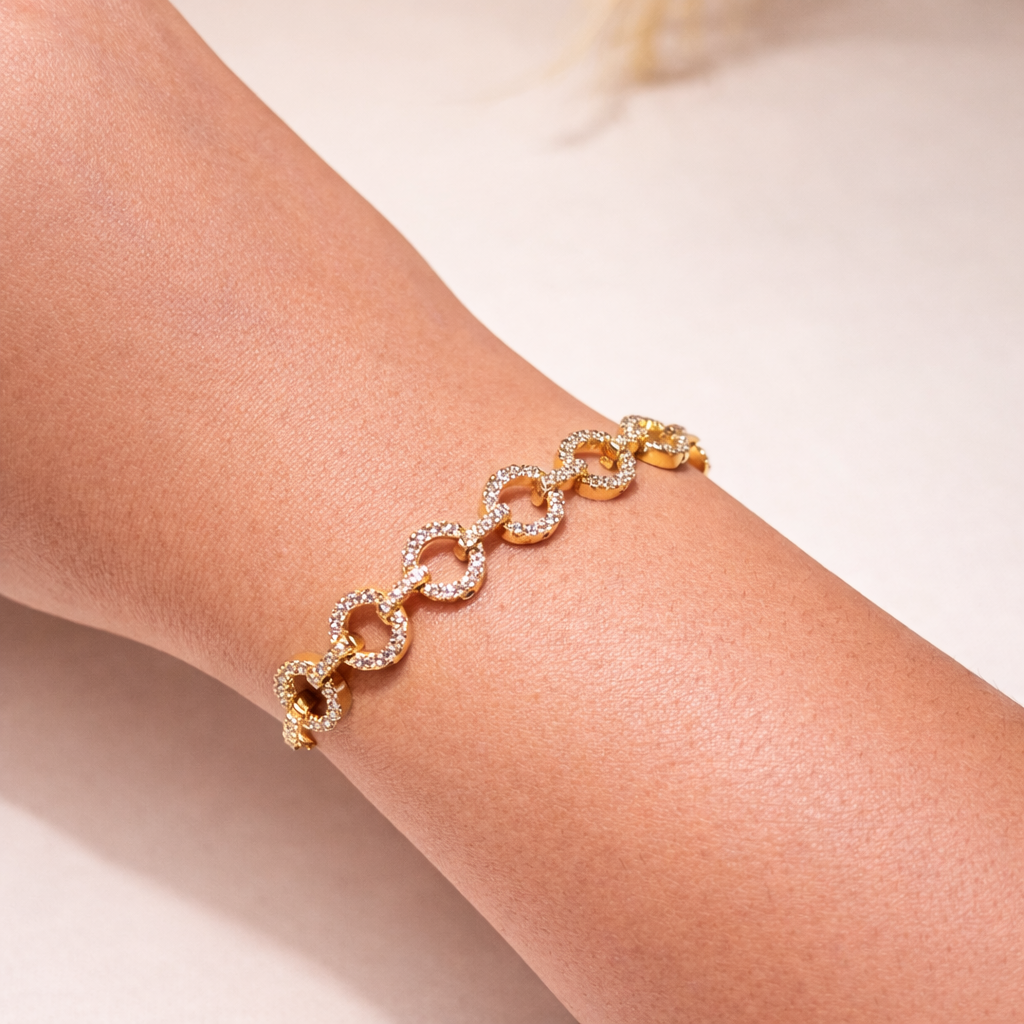Interlinked Diamond Bracelet