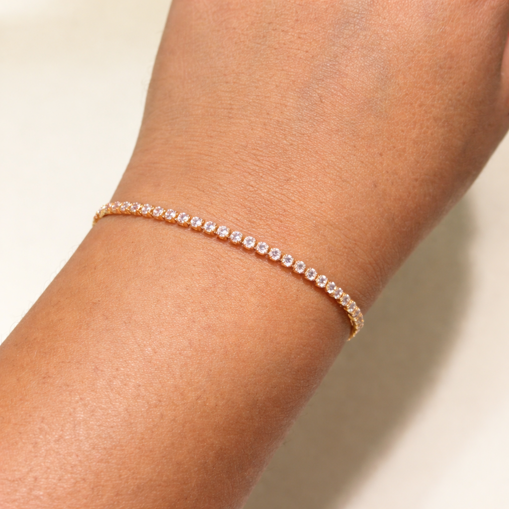 Minimal Tennis Bracelet