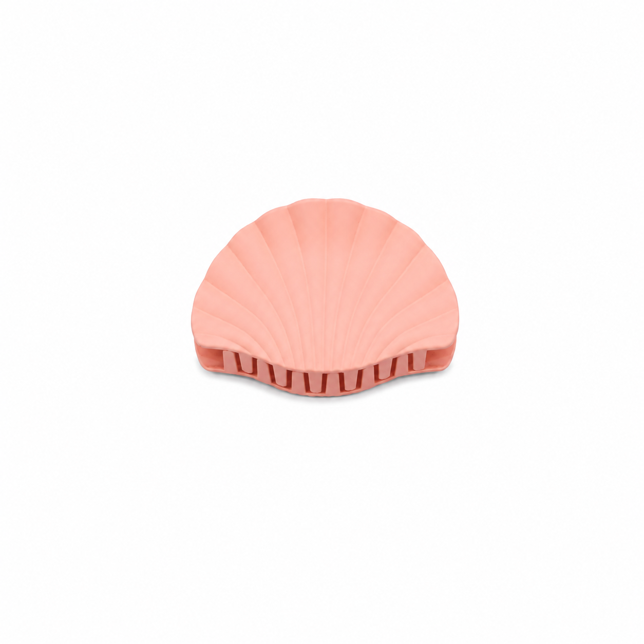 XL Matte Shell Hair Claw (Peach)