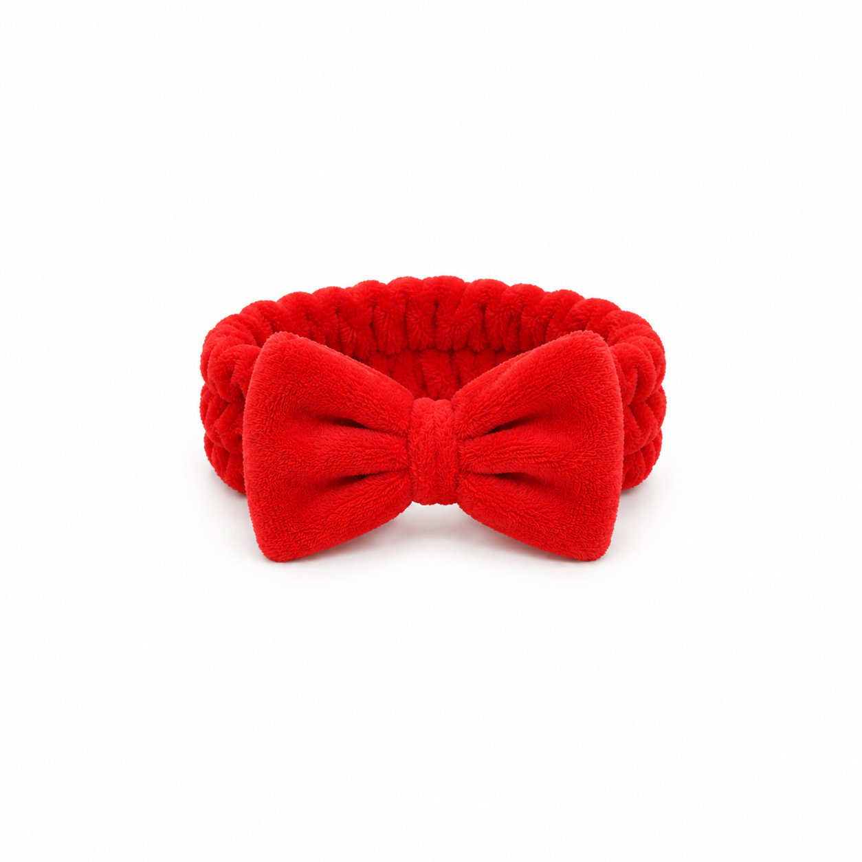 Plain Facial Headband (Red)