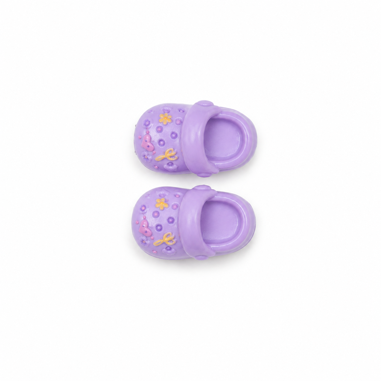 Mini Cute Shoe Hair Clips Set (Lavender)
