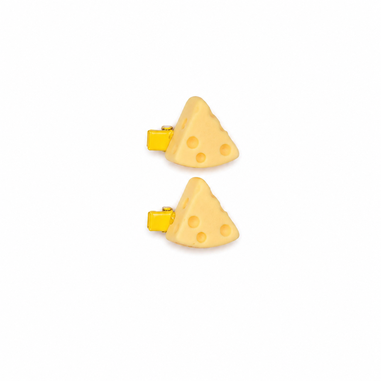Cute Blossom & Bow Hair Clips (Cheese Slice)