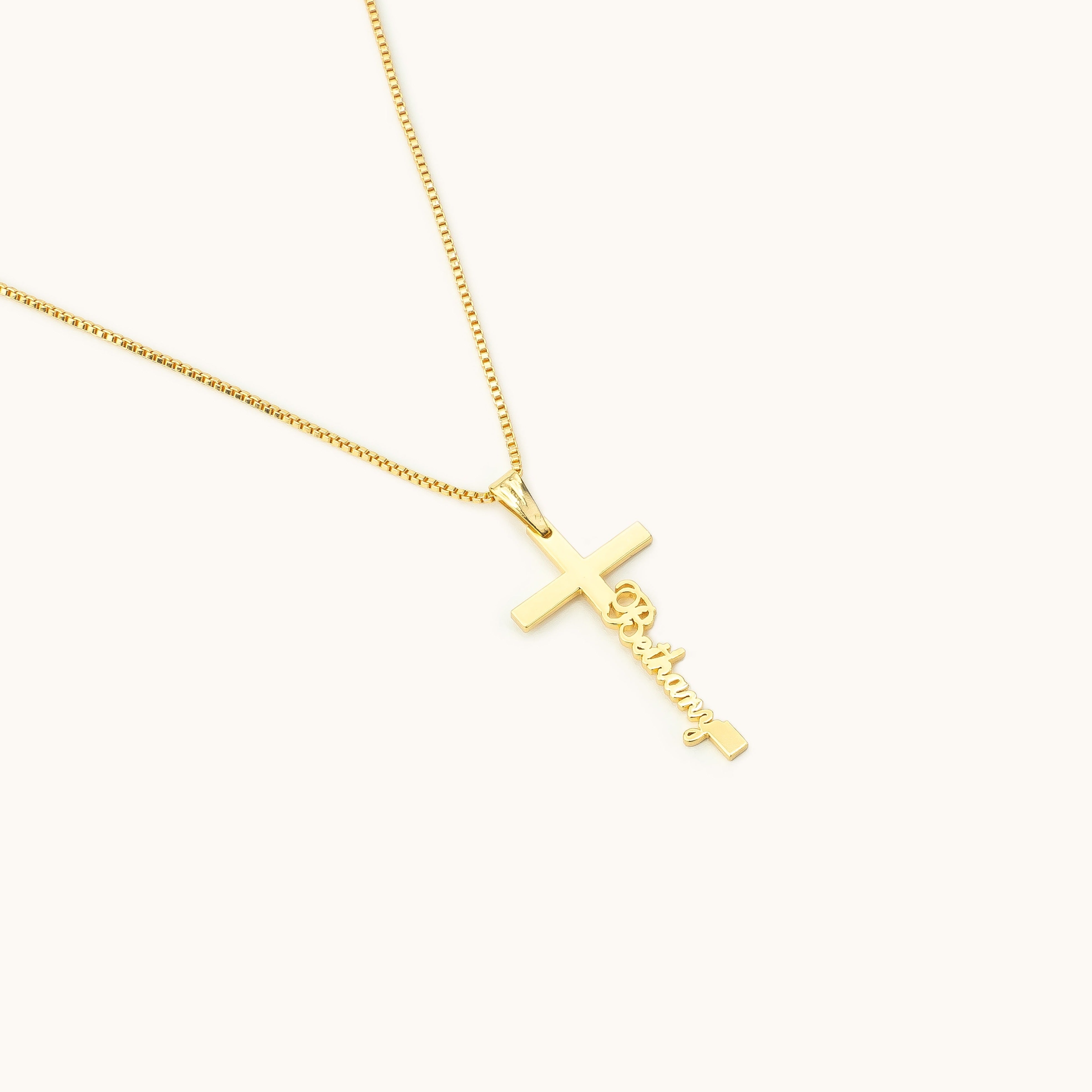 Cross Name Necklace