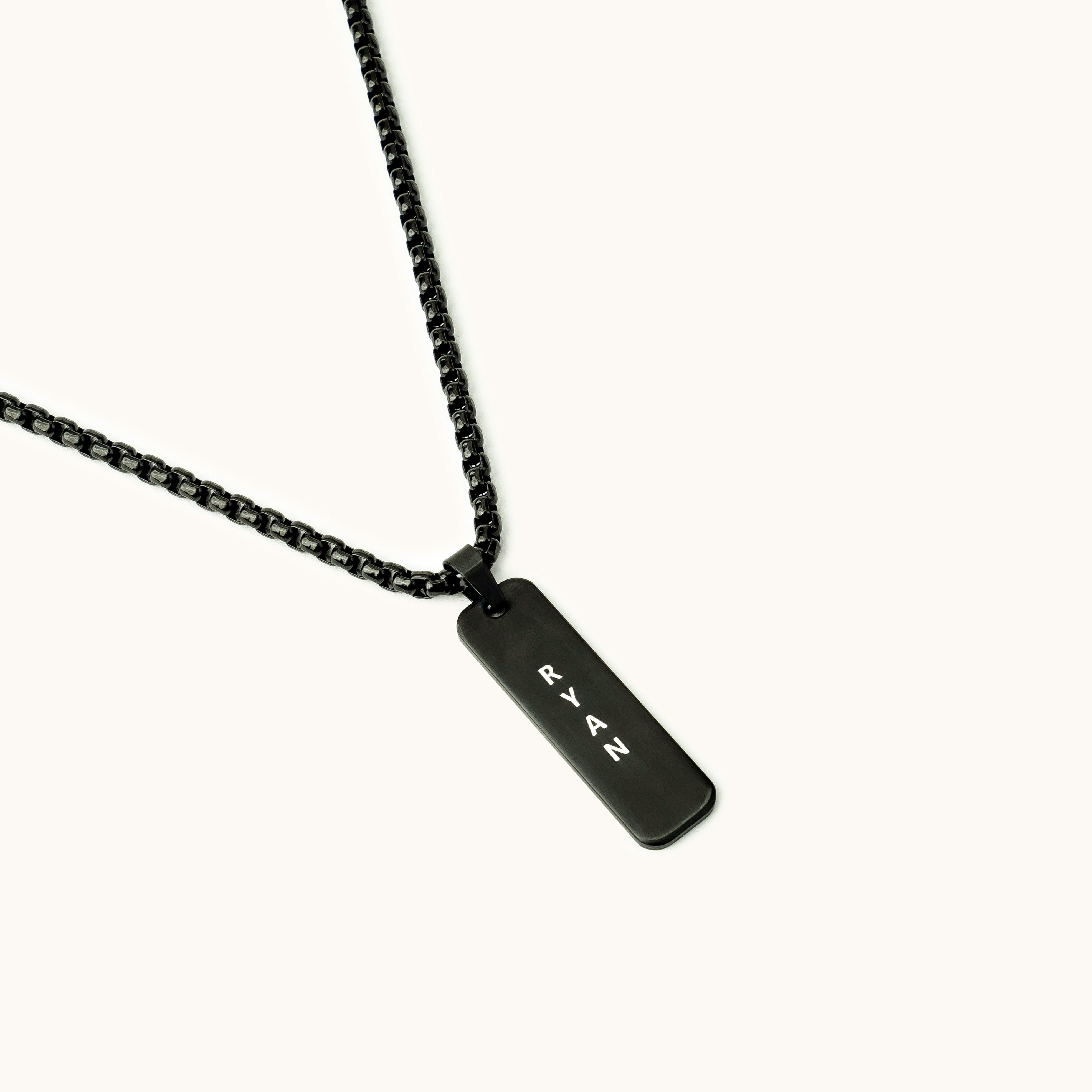 Reversible Tag Necklace