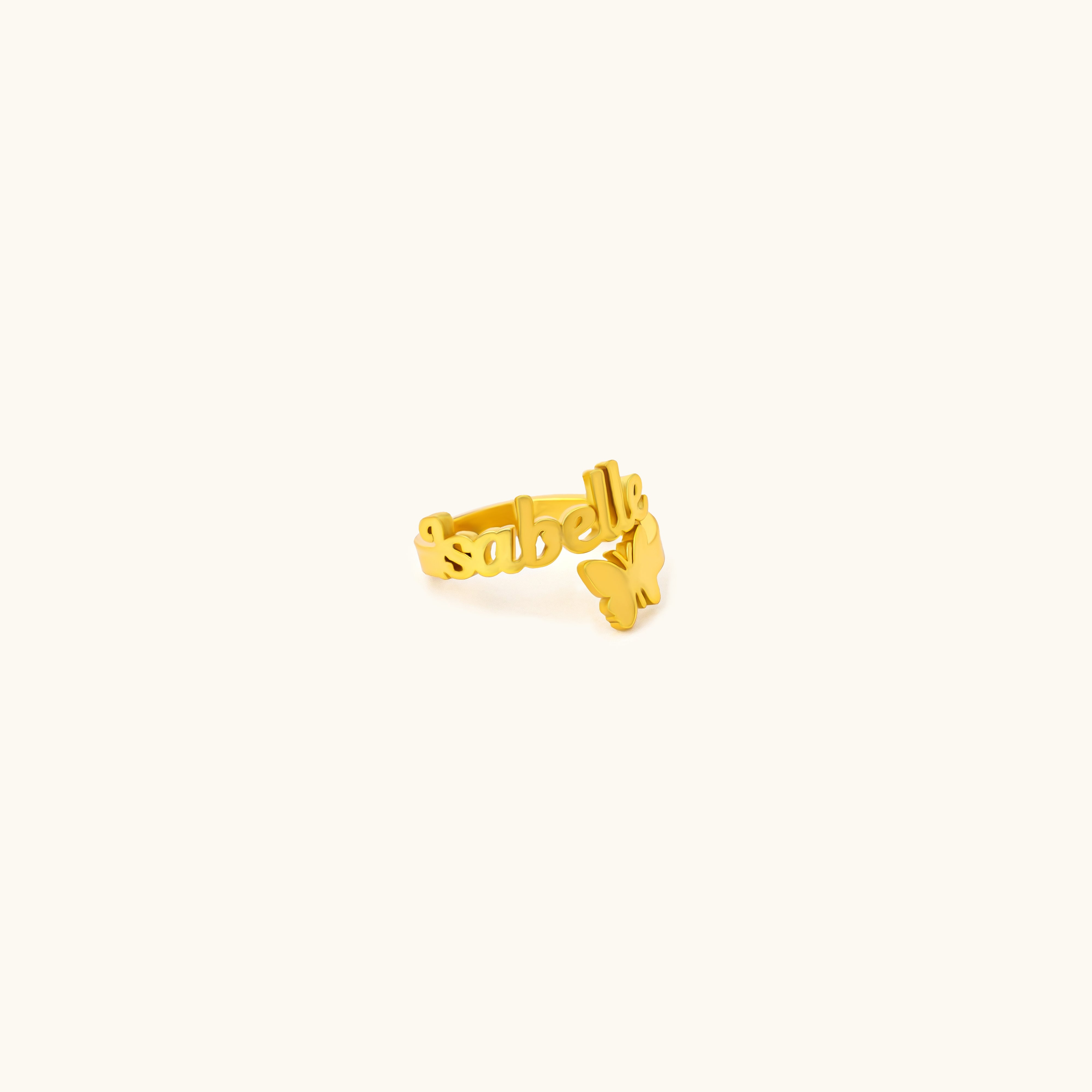 Butterfly Name Ring