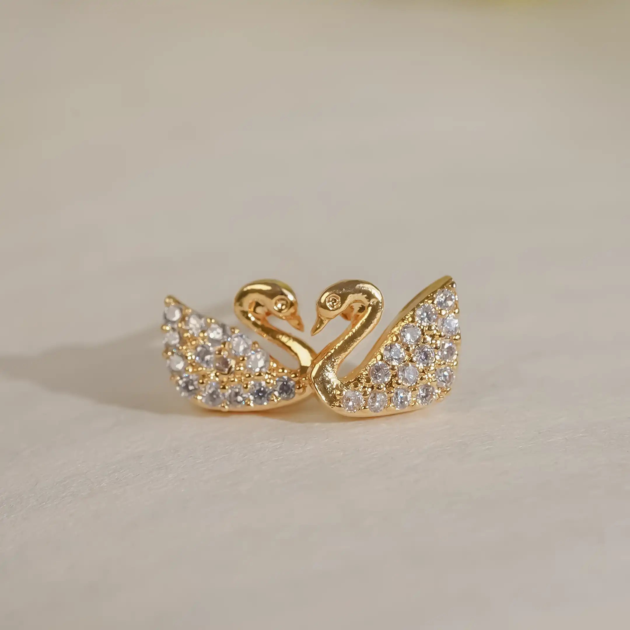 Swan Earrings