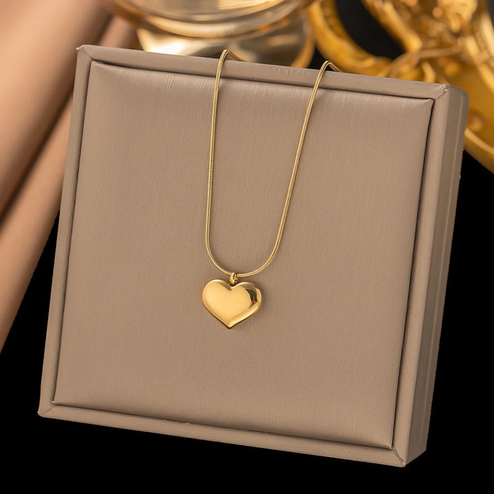 Golden Heart Necklace