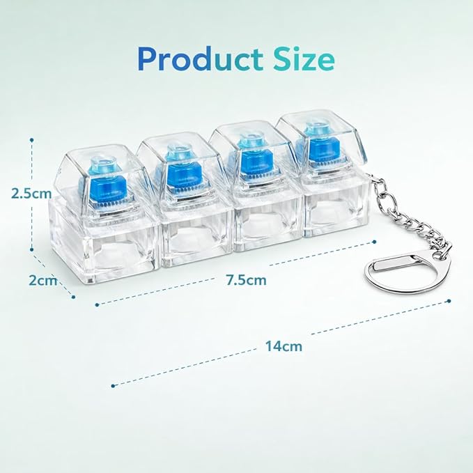 Keyboard Keychain