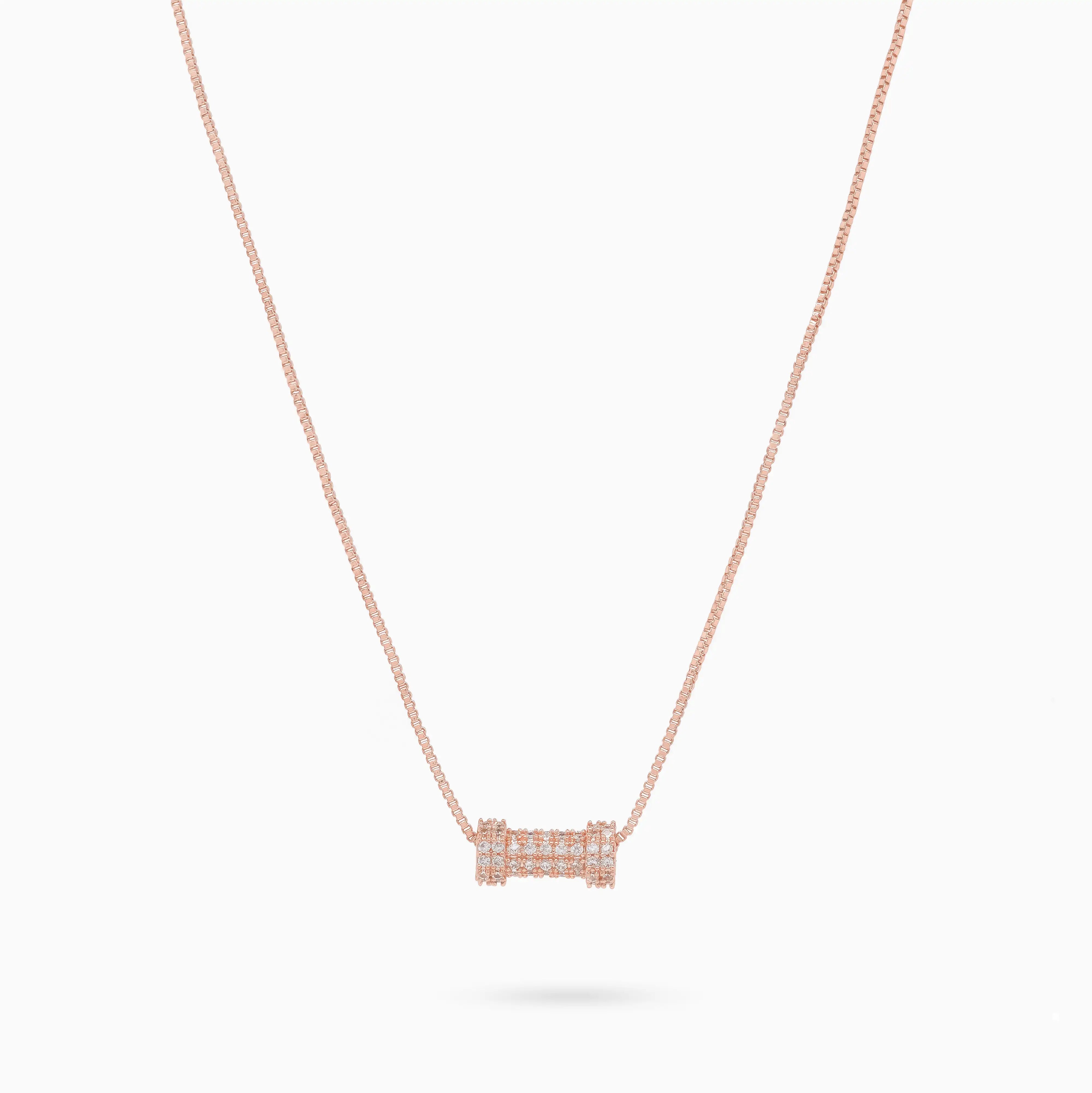 Lustre Tube Necklace