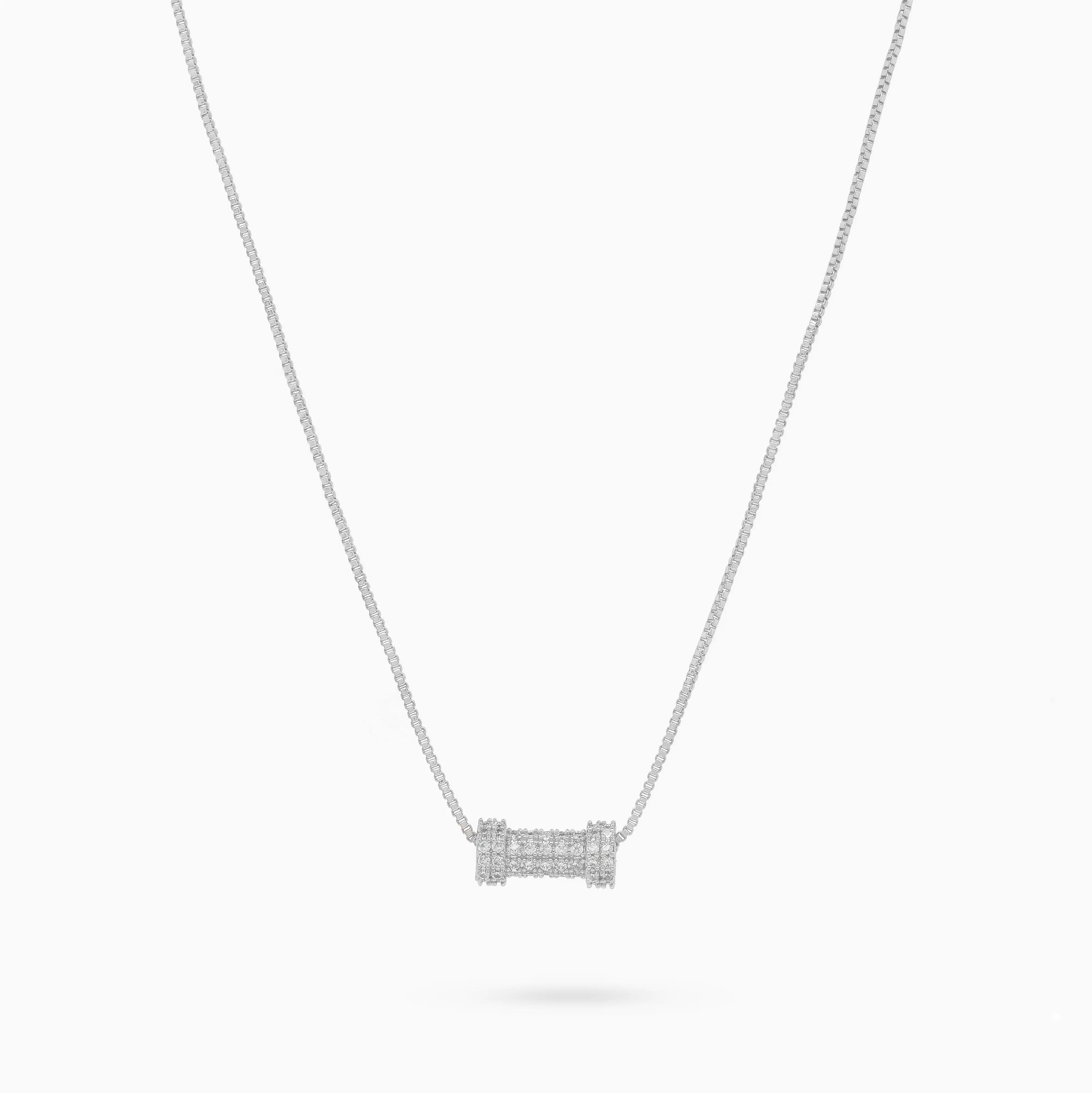 Lustre Tube Necklace