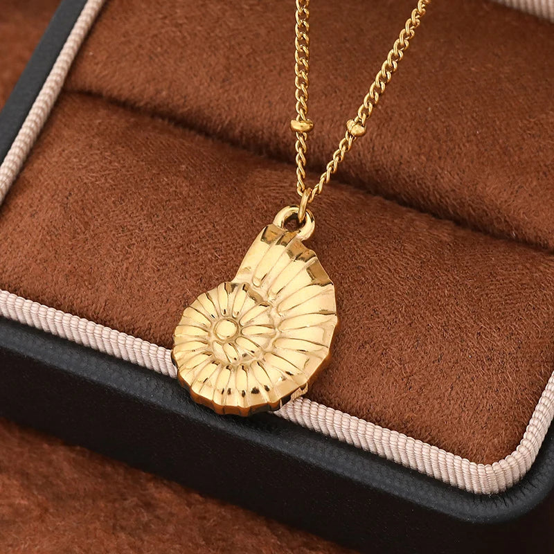 Nautica Spiral Pendant Necklace