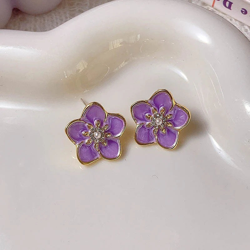 Lavender Bloom Earrings