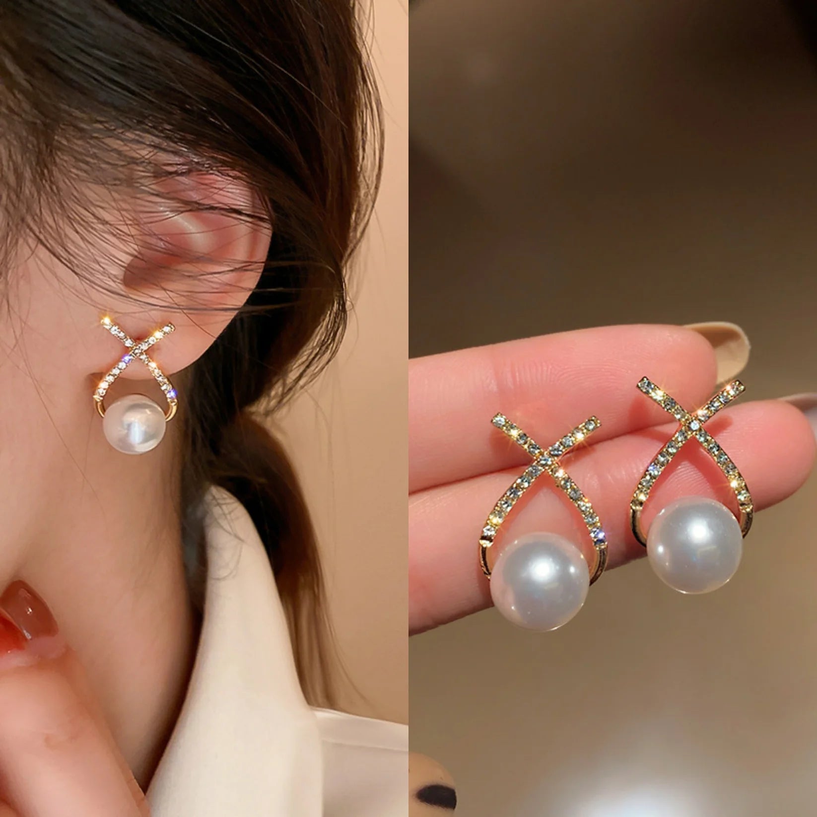 Statement Cross Earrings