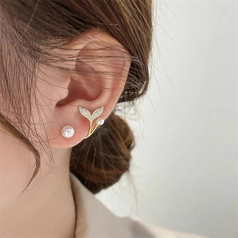 Fishtail Sparkle Earrings