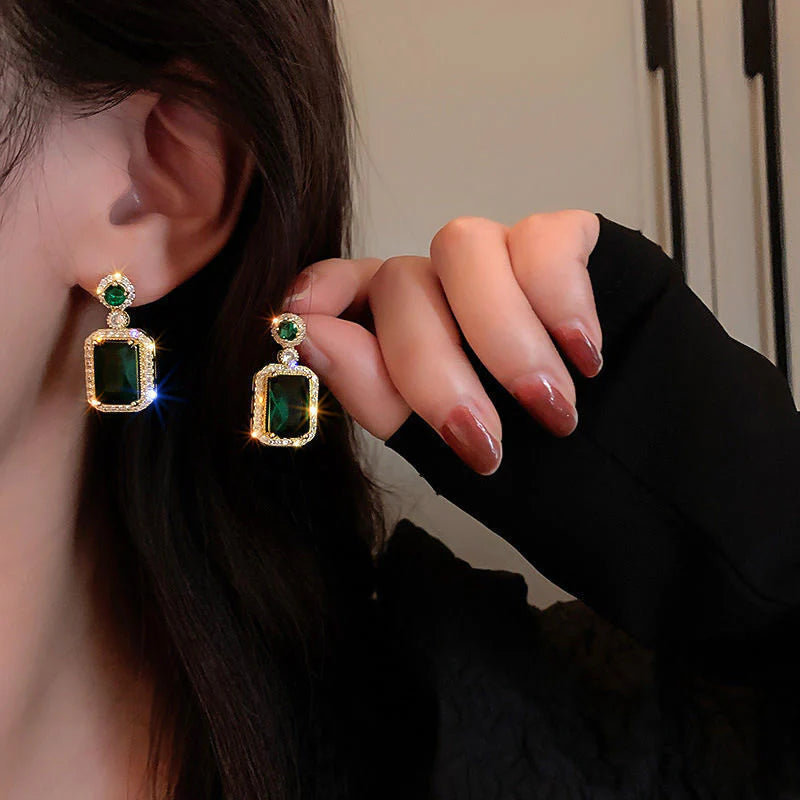 Emerald Glow Earrings
