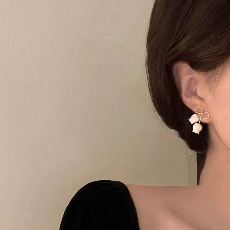 Tulip Bow Earrings