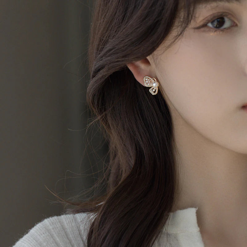 Papillon Pearl Earrings