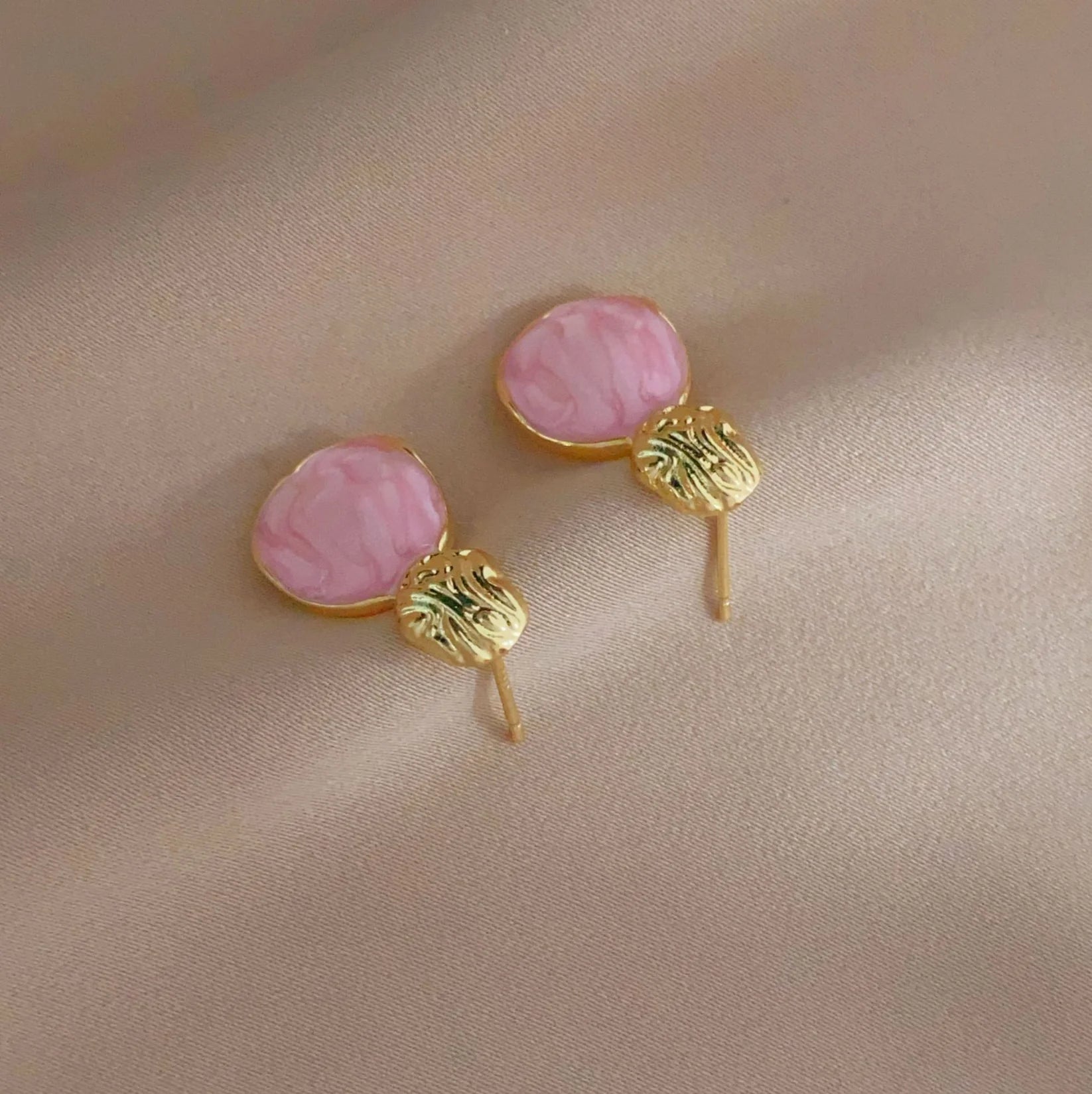 Fairy Pink Retro Earrings