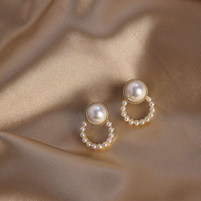 Pearl Charm Earrings