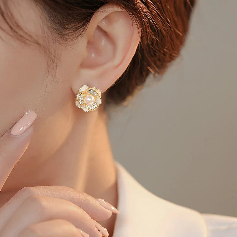 Camellia Bloom Earrings