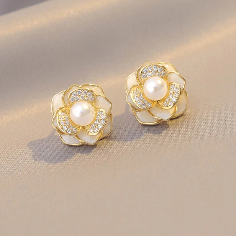 Camellia Bloom Earrings