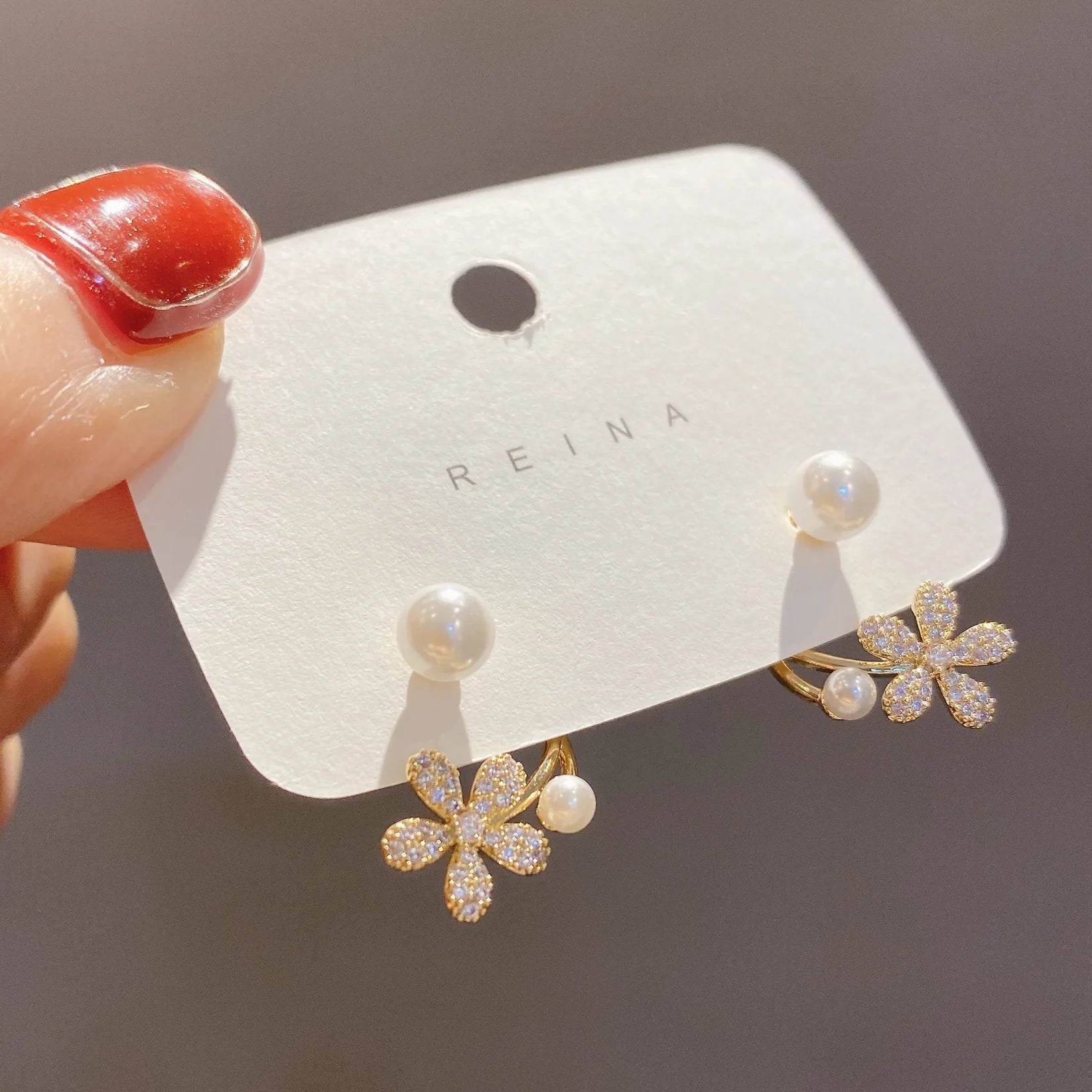 Floral Drop Earrings