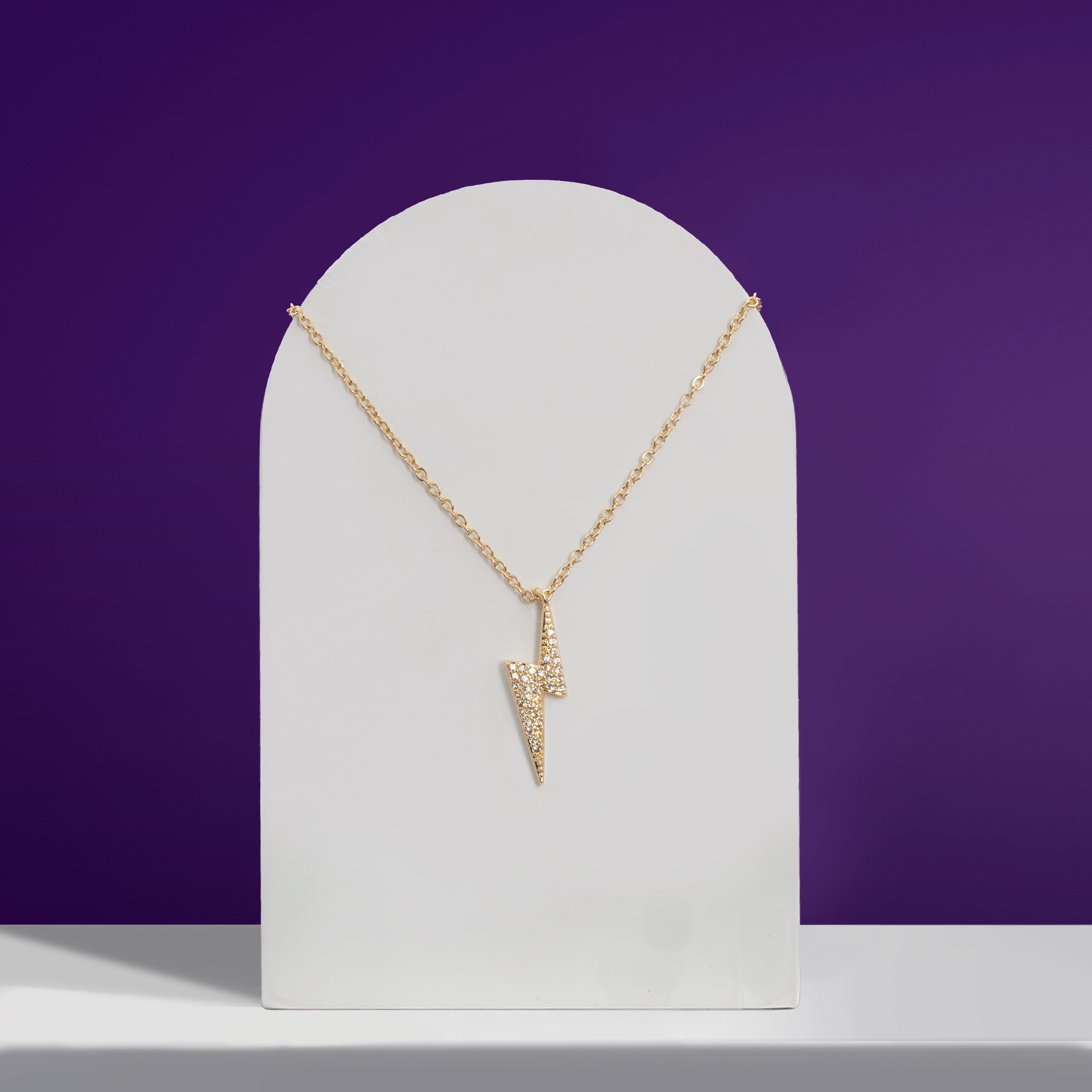 Zircon Lightning Necklace